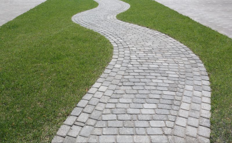 Stone Sidewalk Installation