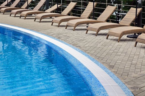 Cost of Poolside Hardscaping in Augusta